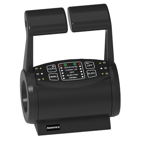 AVENTICS R417004027 Type 244 G3 marine control head — angled view of the marine control head