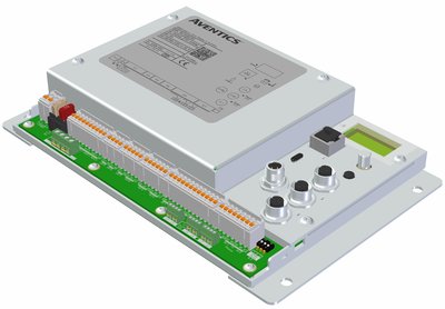 AVENTICS R419300763 marine propulsion controller — angled view of the controller board and housing