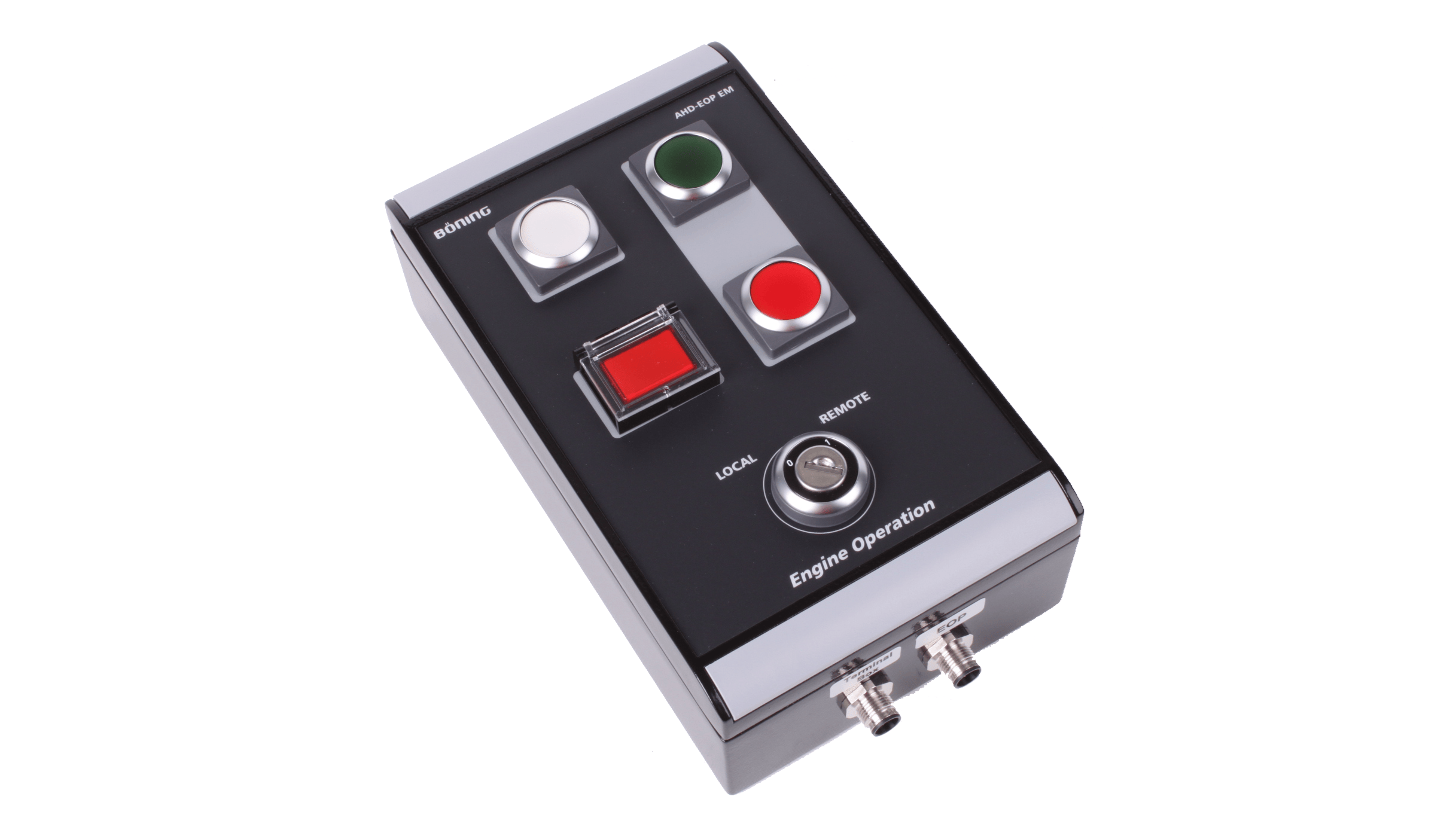Böning AHD-EOP EM panel with engine start, stop and emergency controls