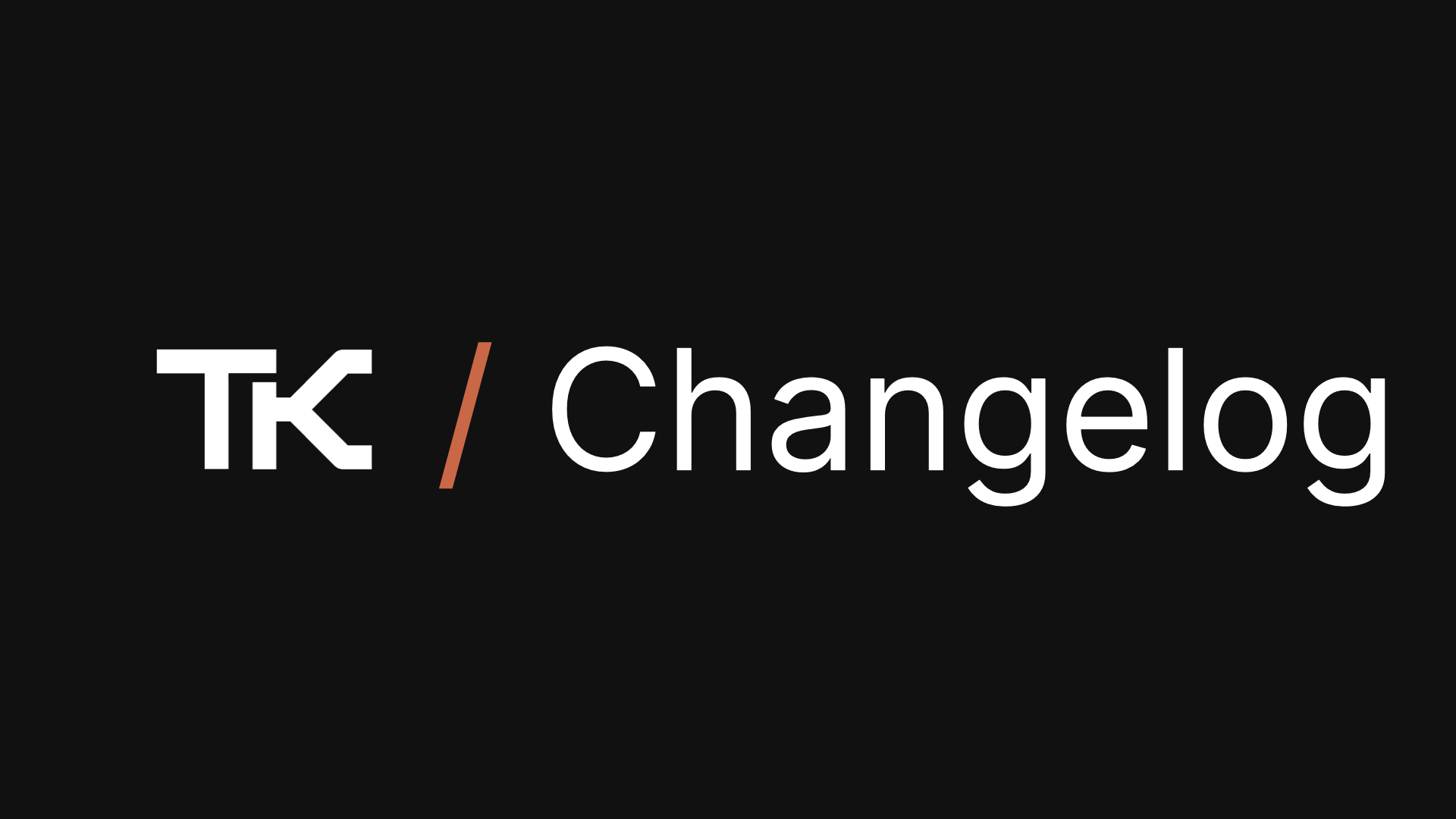 Changelog