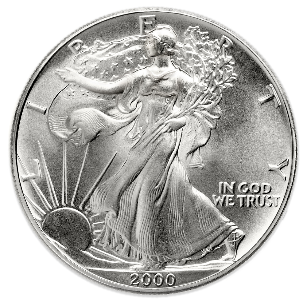 2000 Silver American Eagle - BU - Sealed Box