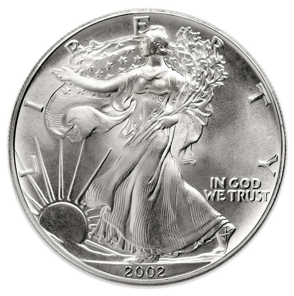 2002 Silver American Eagle - BU - Sealed Box