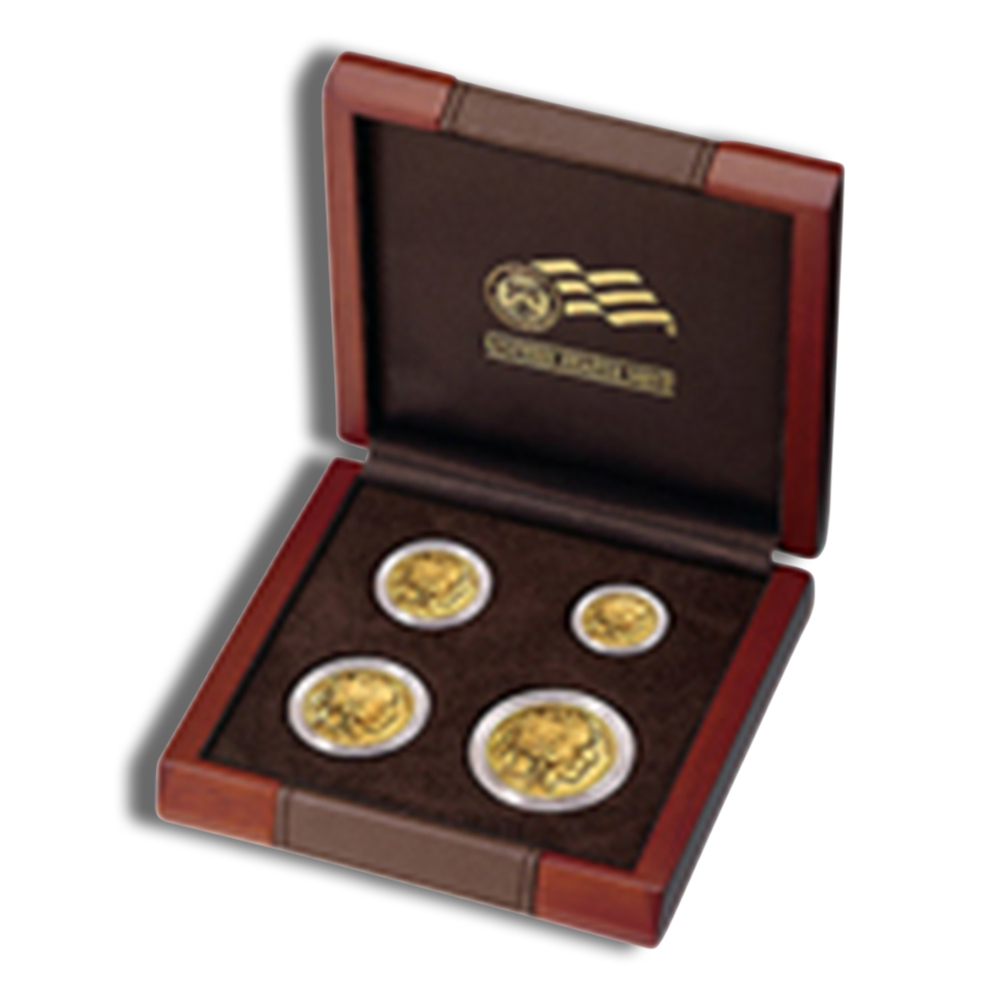 2008-W Proof Gold Buffalo Four Coin Set  (w/Box & COA)