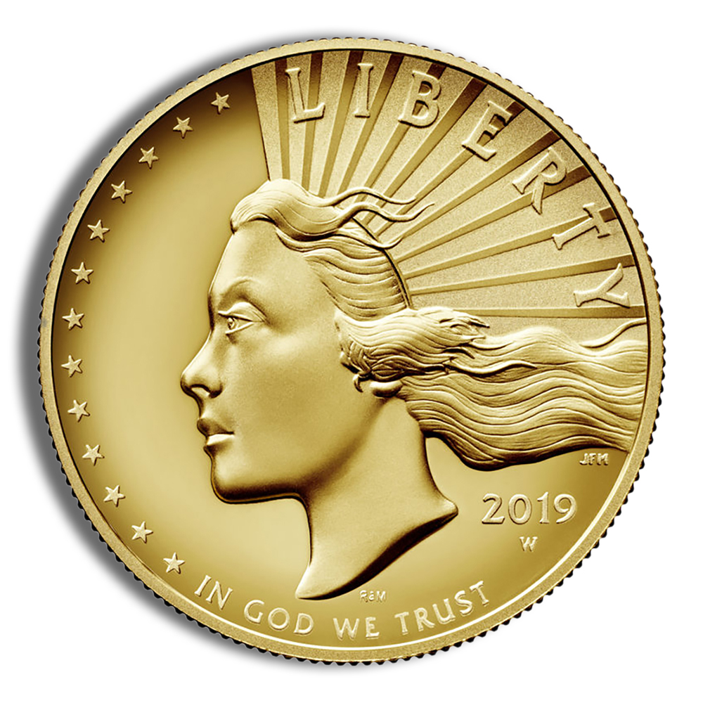2019-W American Liberty High Relief Gold Coin (w/Box & COA)