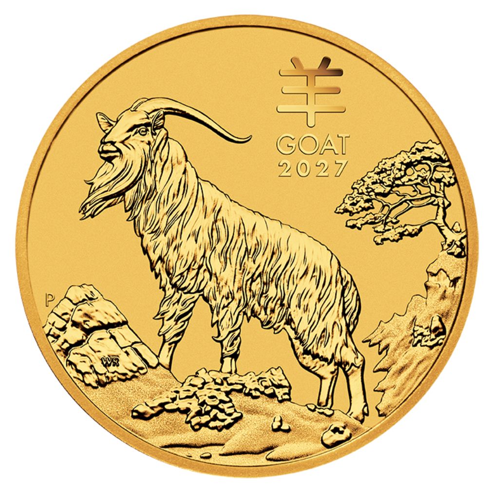 2027 1/20 oz Australia Gold Goat BU - Series III
