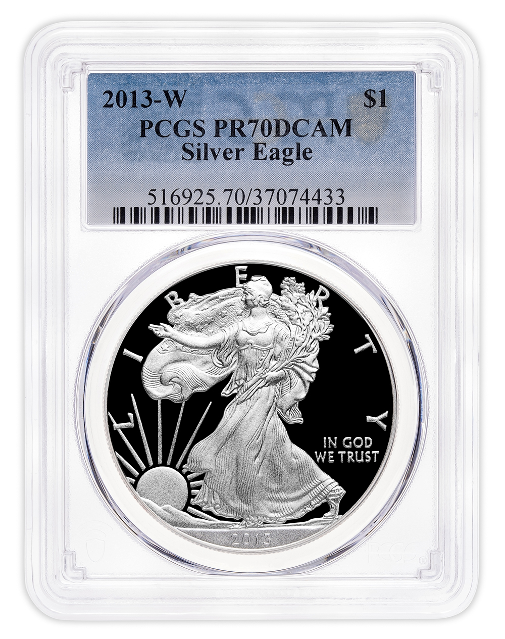 2013-W Proof Silver Eagle PCGS PR70
