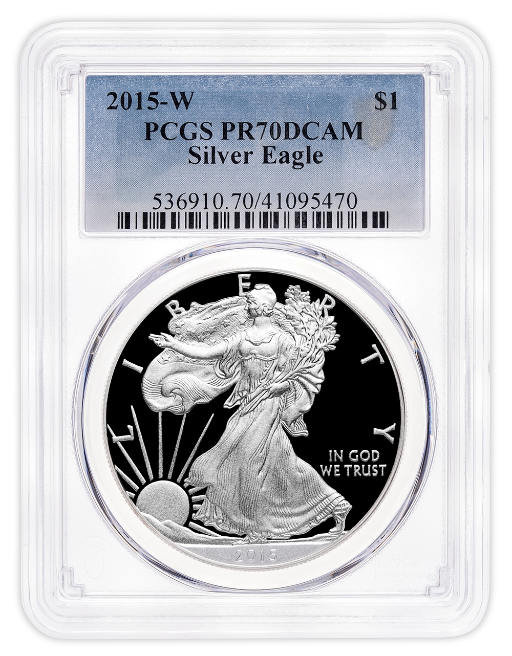 2015-W Proof Silver Eagle PCGS PR70