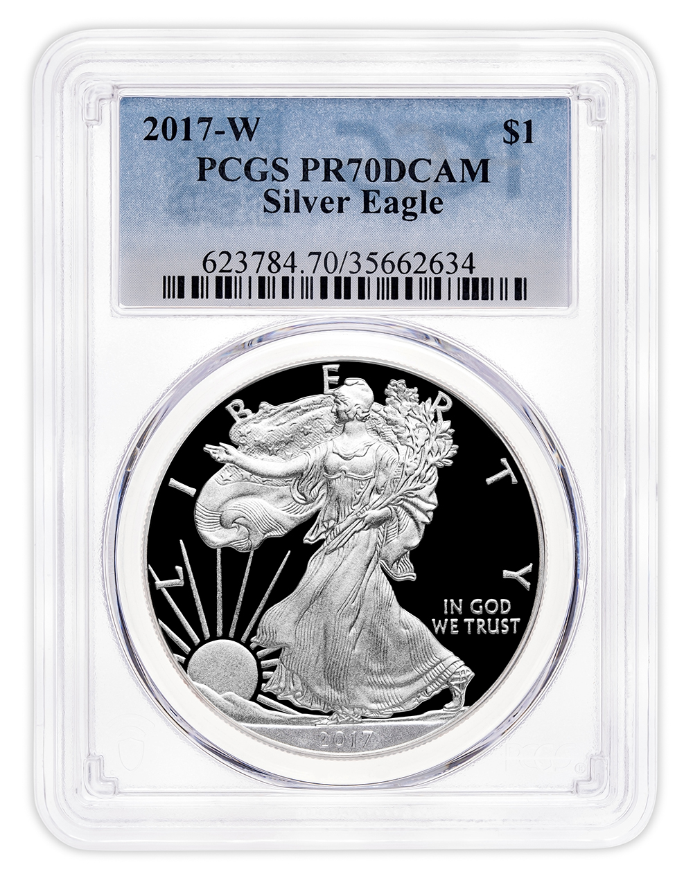 2017-W Proof Silver Eagle PCGS PR70
