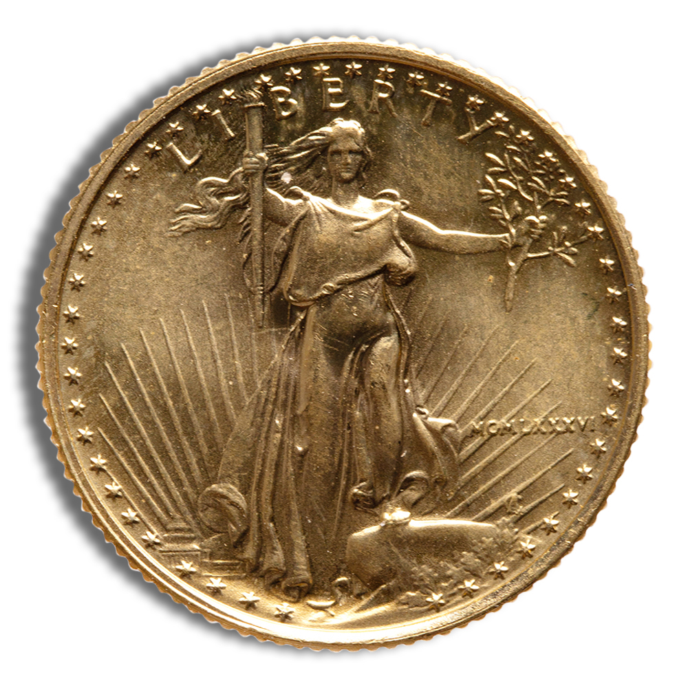 1986 1/10 oz Gold Eagle - BU (MCMLXXXVI)