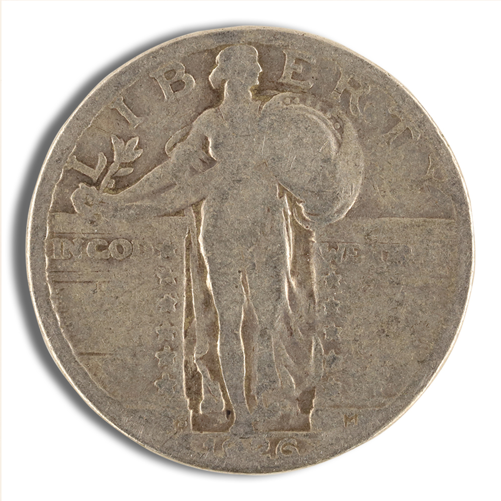 $1 FV 90% Silver Standing Liberty Quarters - Partial Date