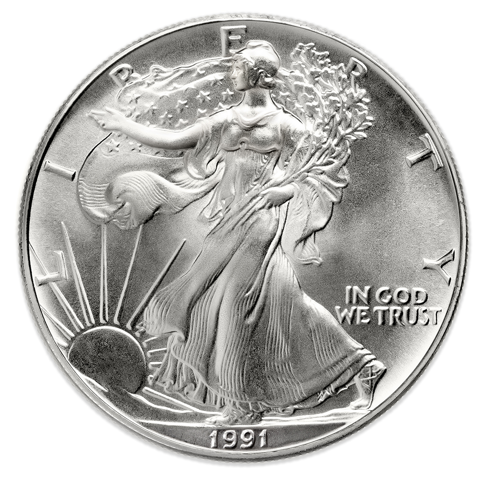 1991 Silver American Eagle - BU - Sealed Box