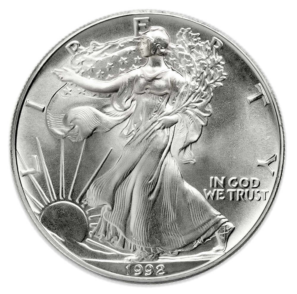 1992 Silver American Eagle - BU - Sealed Box