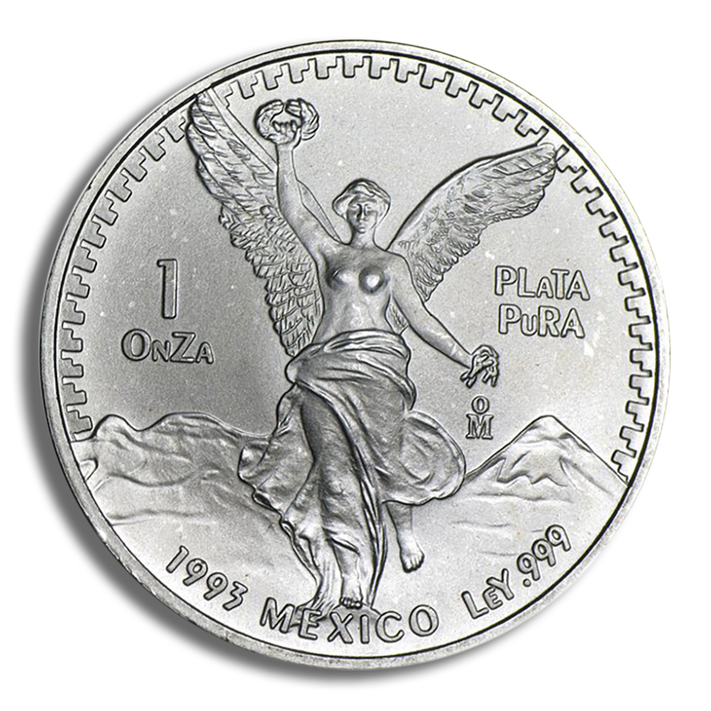 1993 1 oz Silver Mexican Libertad - BU