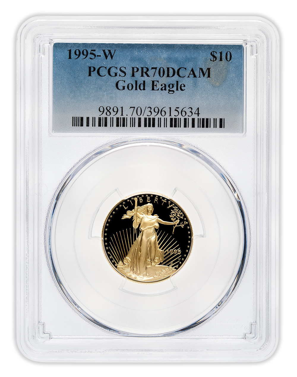 1995-W 1/4 oz Proof Gold Eagle $10 PCGS PR70