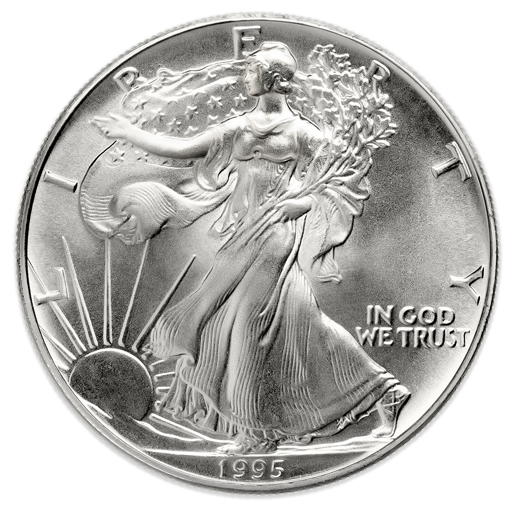1995 Silver American Eagle - BU - Sealed Box