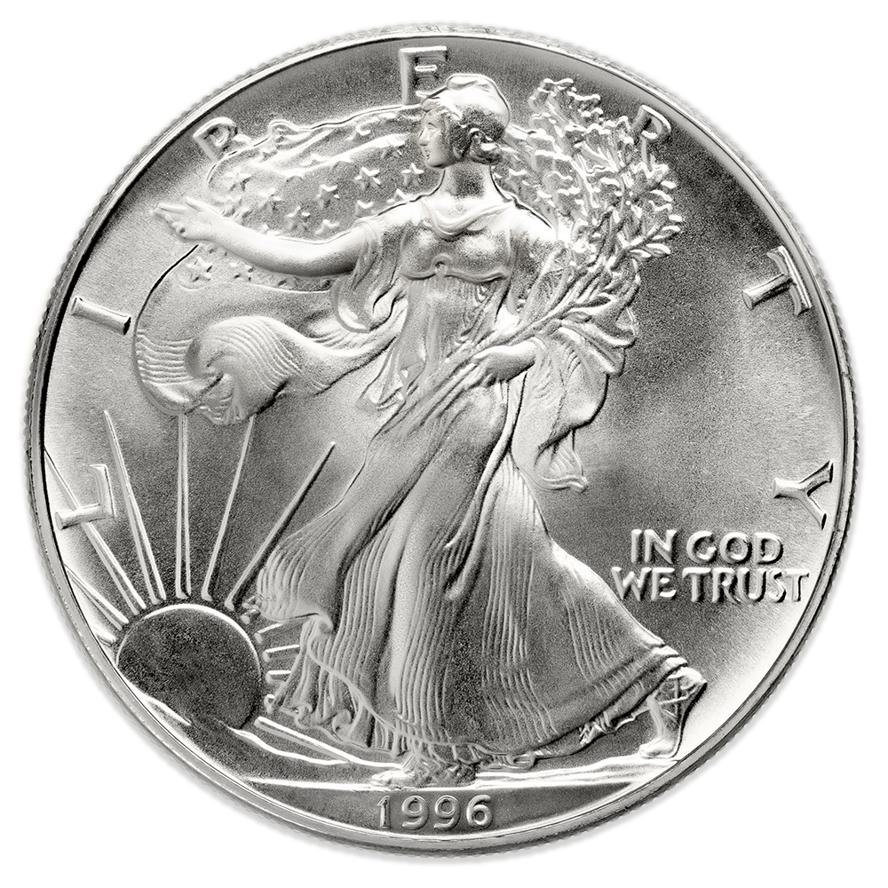 1996 Silver American Eagle - BU - Sealed Box
