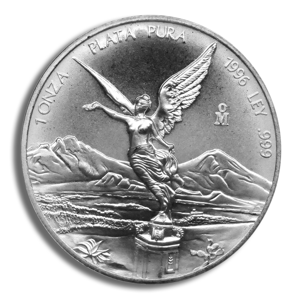 1996 1 oz Silver Mexican Libertad - BU