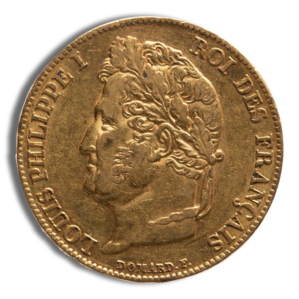 France Gold 20 Francs - Louis Philippe (1830-1848)