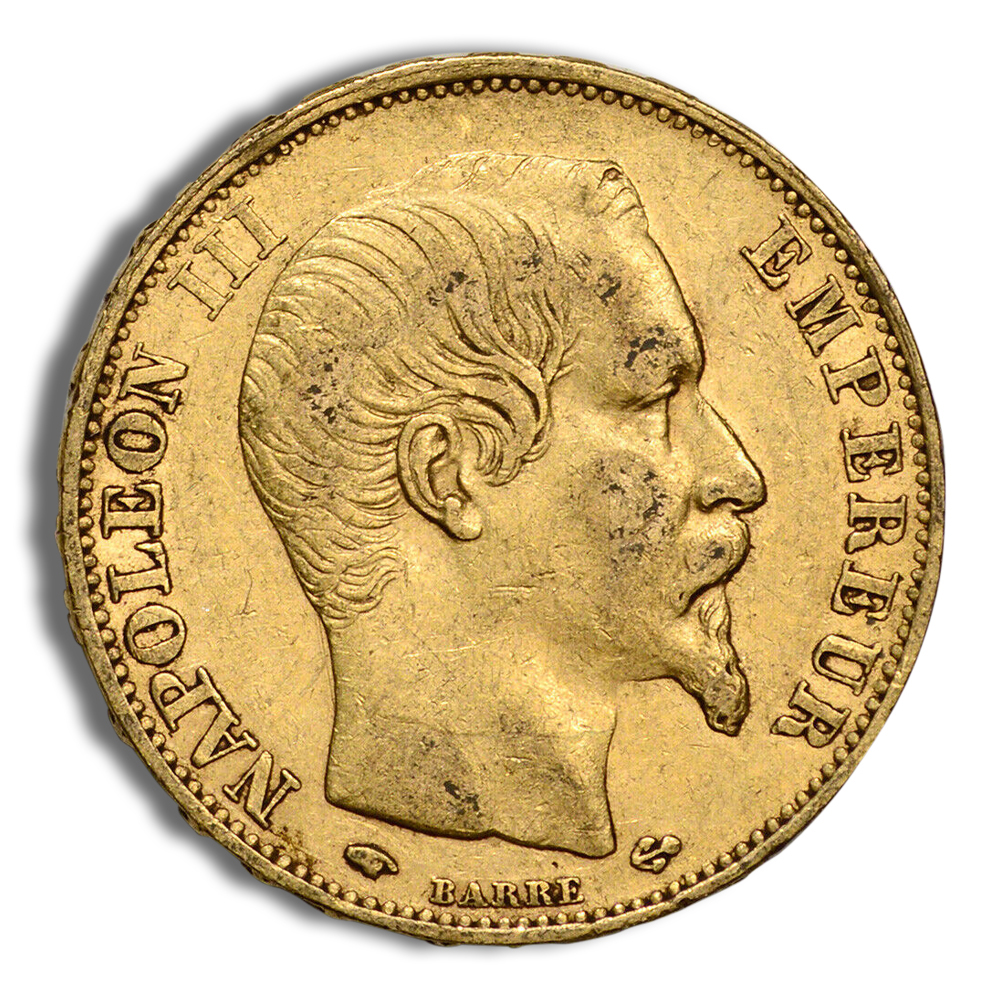 France Gold 20 Francs - Napoleon III (1852-1870)
