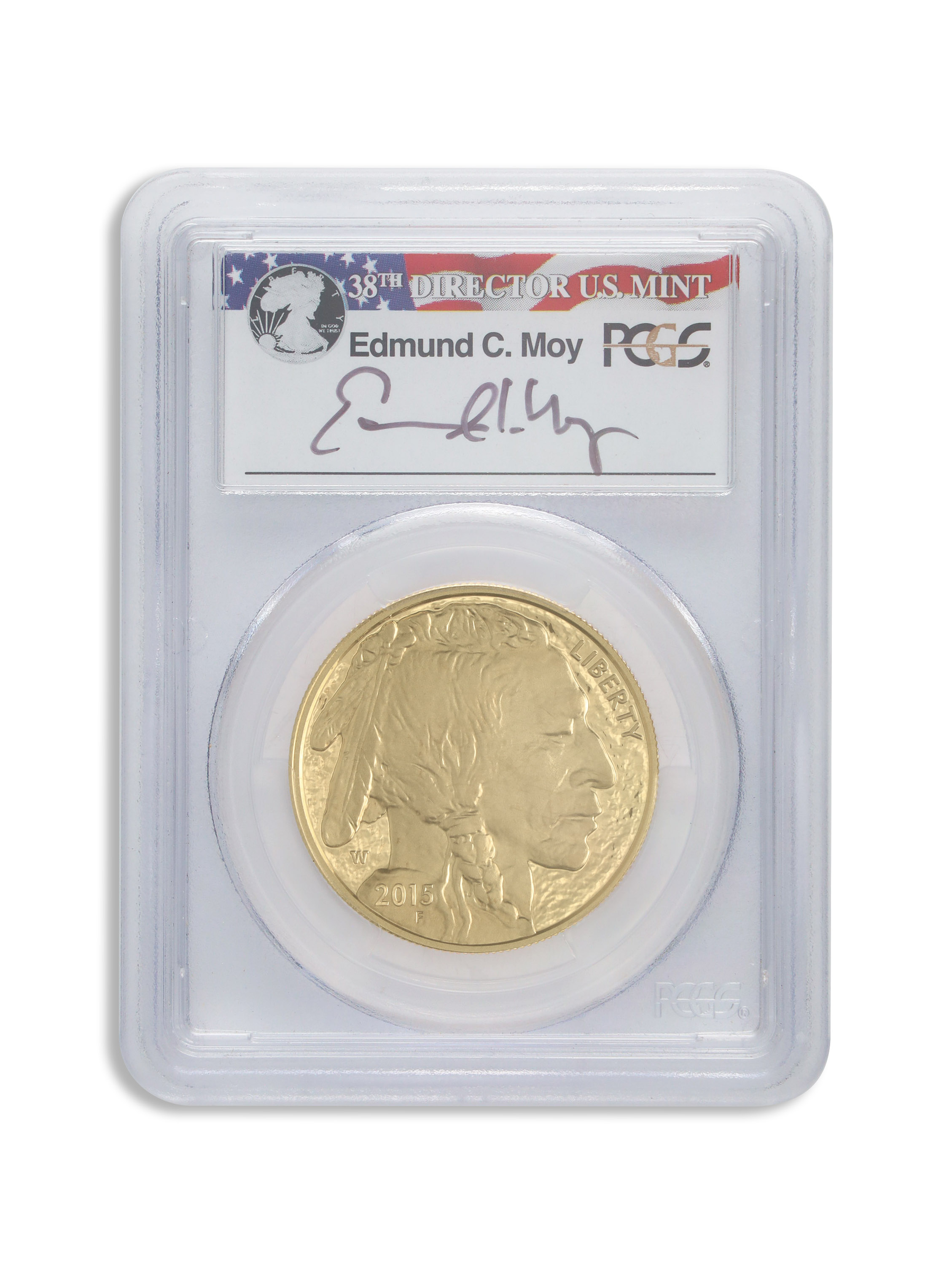 2015-W $50 Proof Gold Buffalo PCGS PR70 First Strike