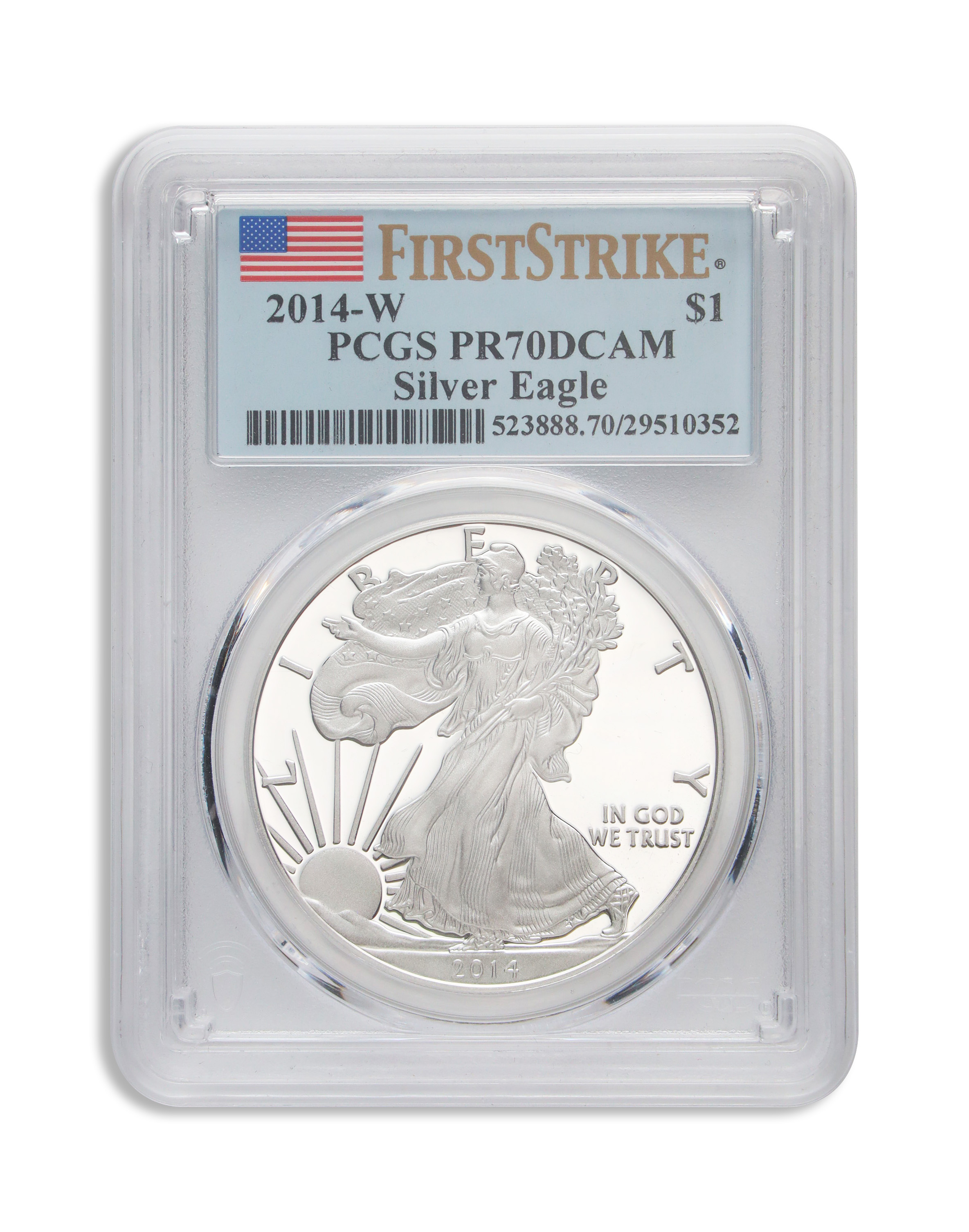 2014-W Proof Silver Eagle PCGS PR70 First Strike