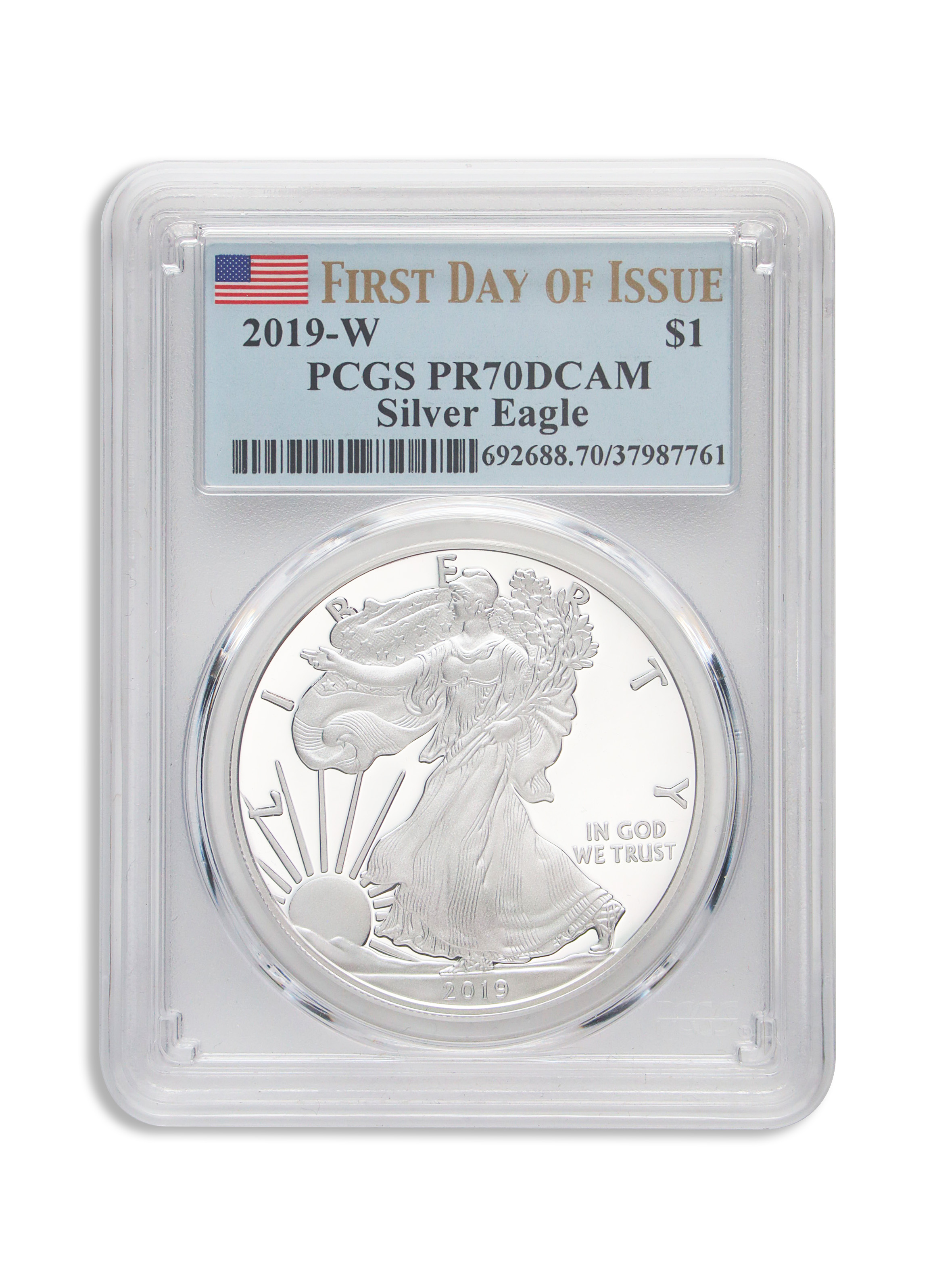 2019-W Proof Silver Eagle PCGS PR70 First Strike