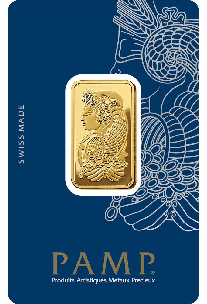20 gram Gold Bar - PAMP Lady Fortuna (In Assay)