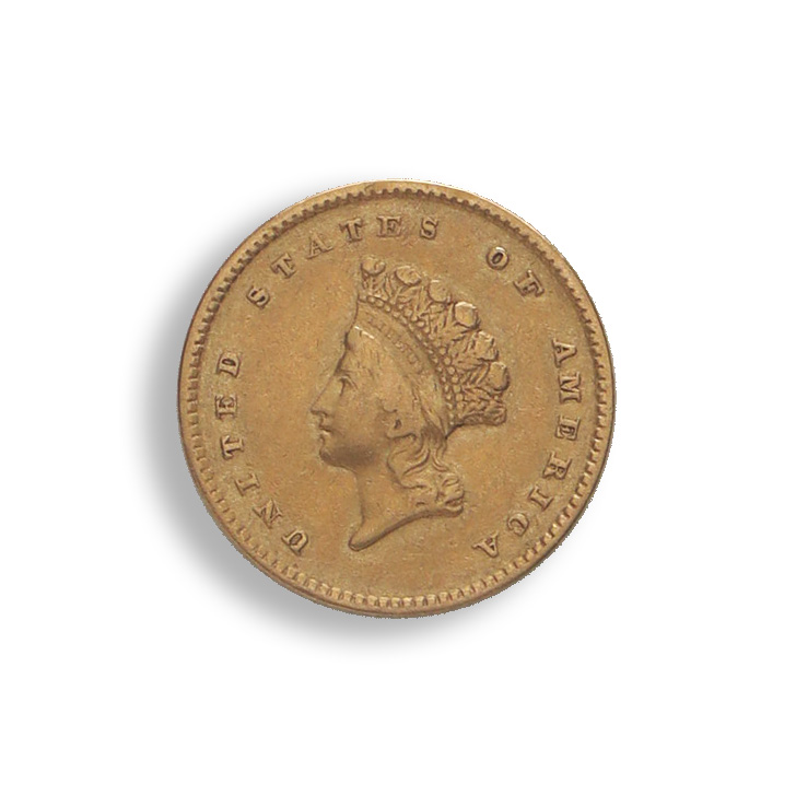 $1 Gold Princess Type 2 - VF