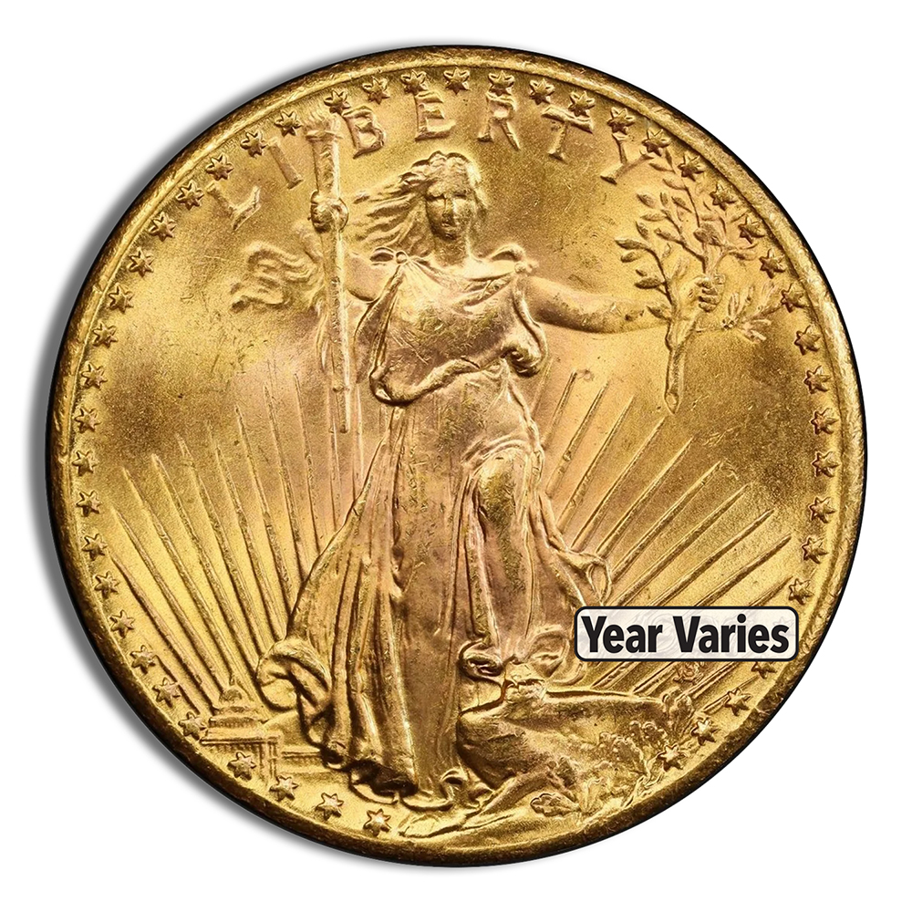 $20 Gold Saint-Gaudens Double Eagle - XF