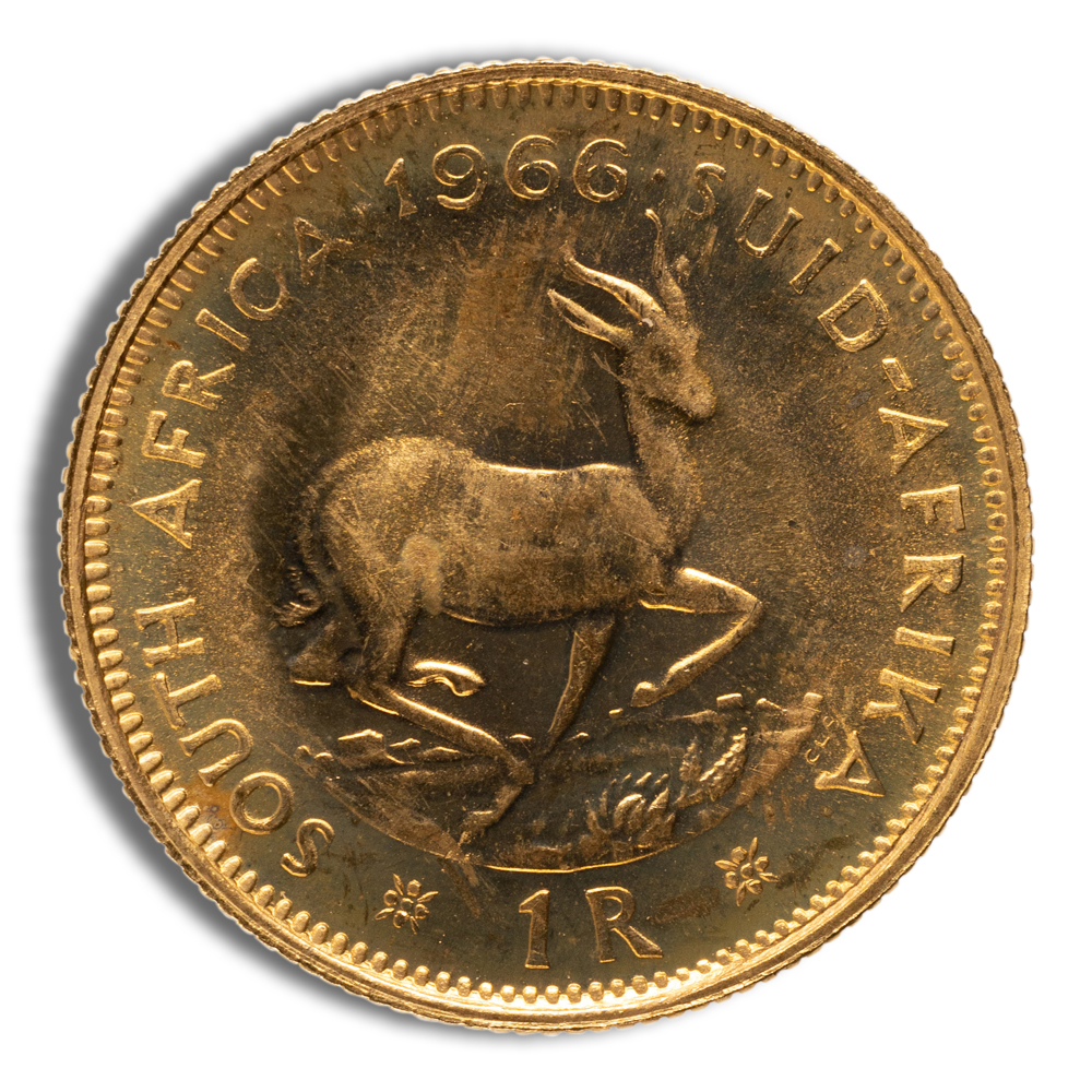 South Africa 1 Rand Gold Coin