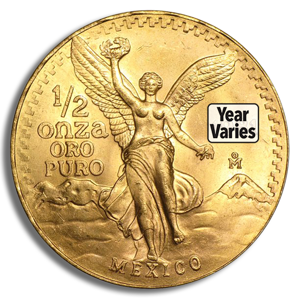 1/2 oz Mexican Libertad Gold Coin (Year Varies)