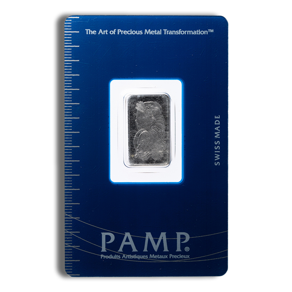 5 gram Platinum Bar - Brand Varies (Carded)