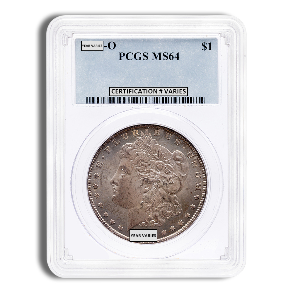 Peace Dollar - PCGS MS64 (Toned)