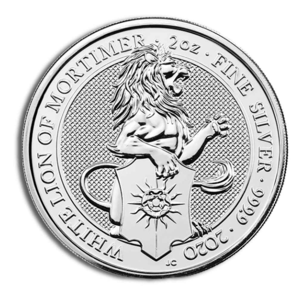 2 oz Silver Great Britain Queen's Beasts (Year/Design Varies)