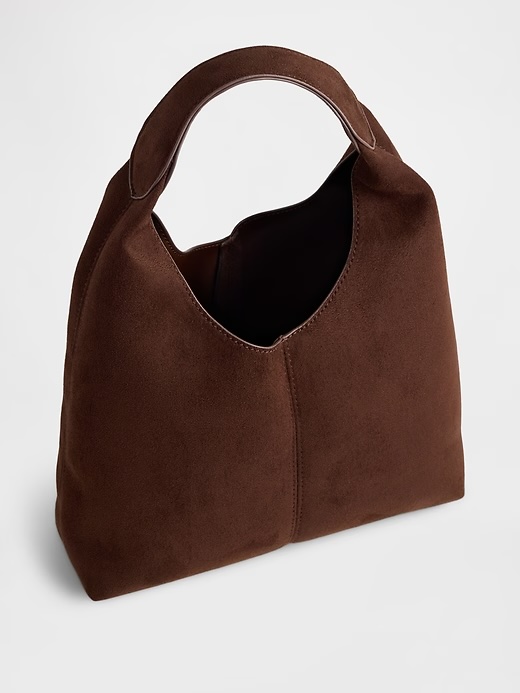 Faux-Suede Handbag