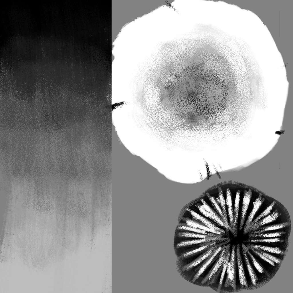 The glow map. (white=glow)