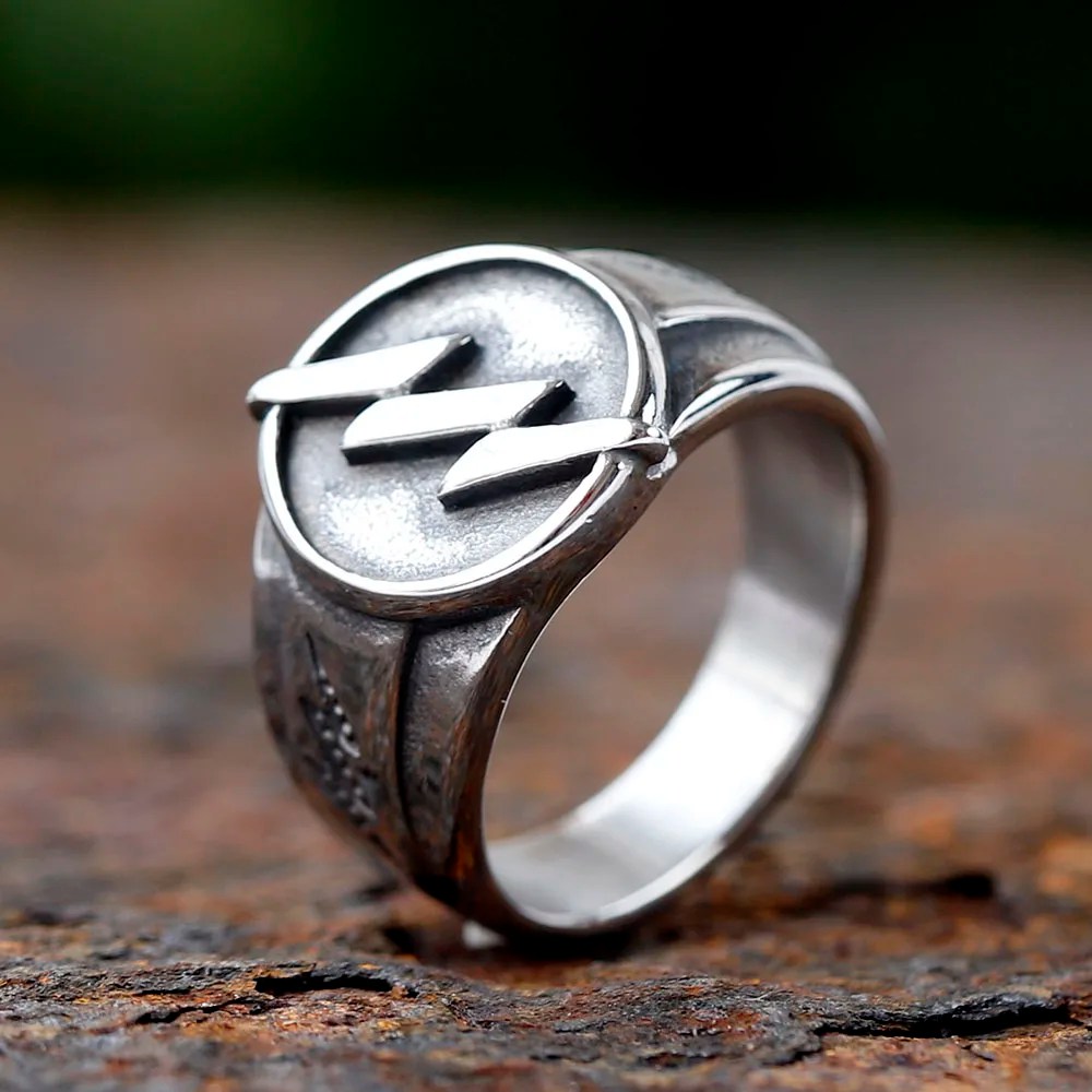 The Flash Ring Lightning Bolt DC Comics - Stainless Steel Silver & Gold - Unisex