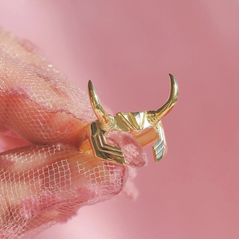 Marvel Loki Ring Horns Helmet  - Gold & Silver - Unisex - Adjustable