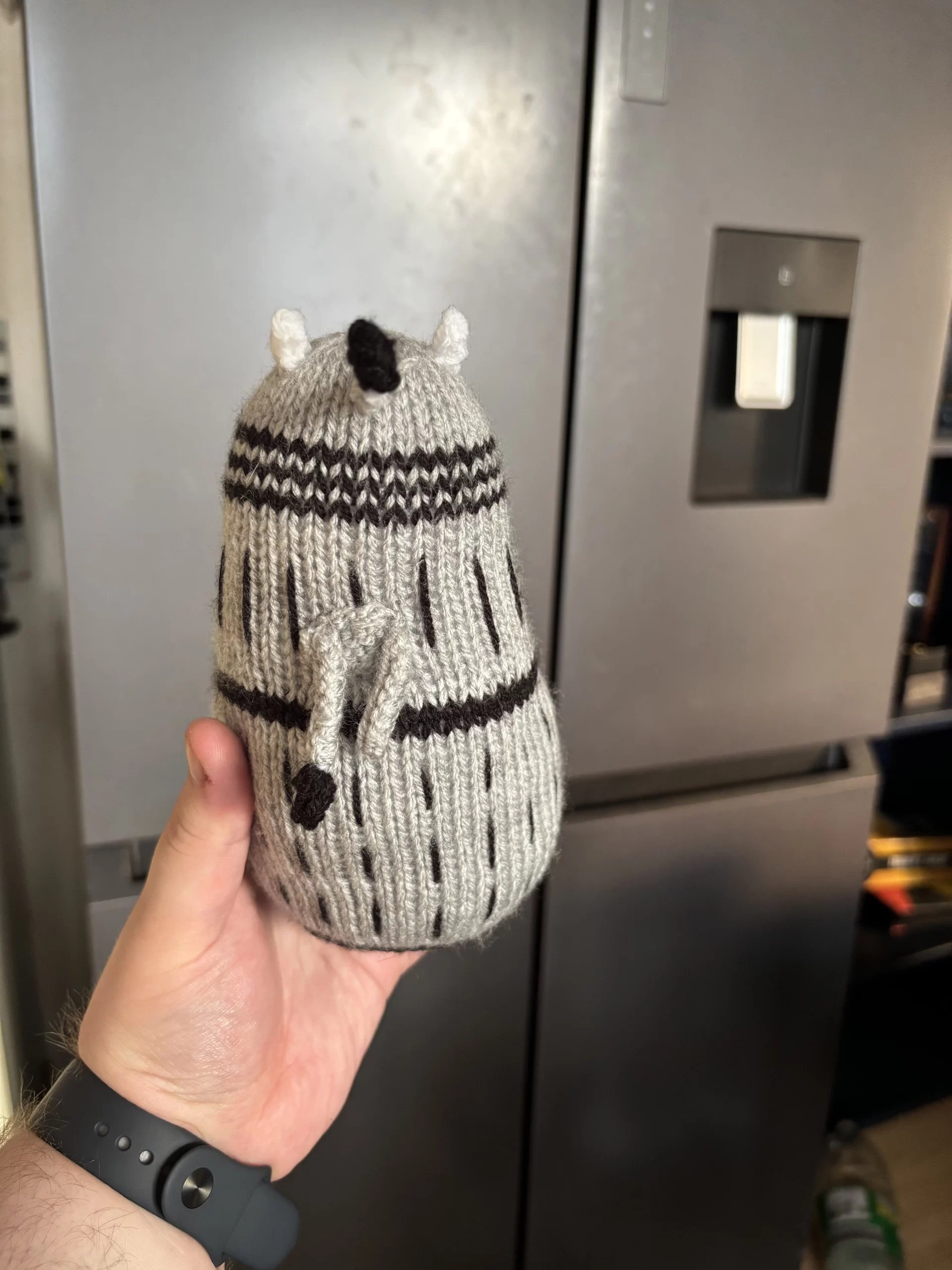 A knitted dalek