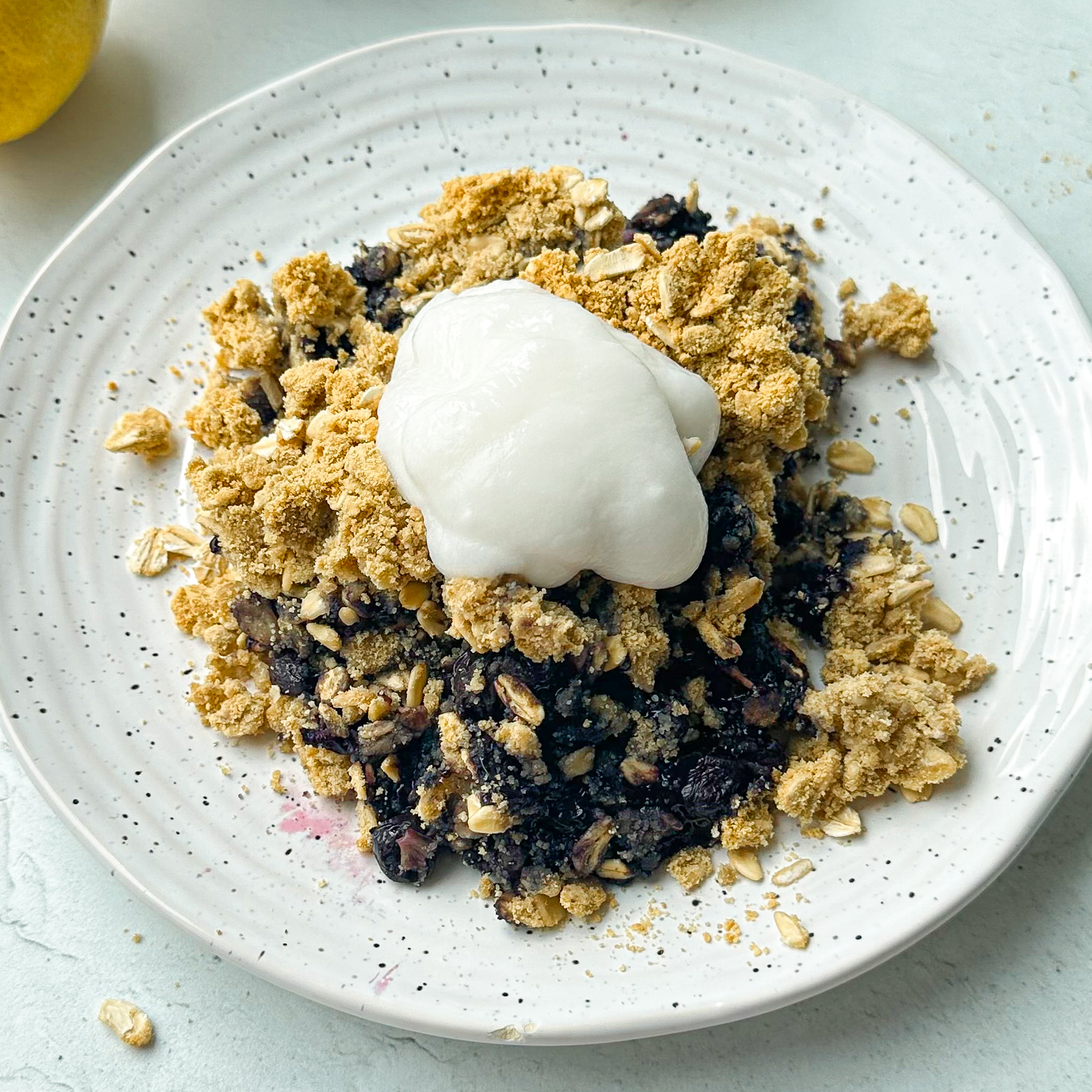 Blueberry Crumble
