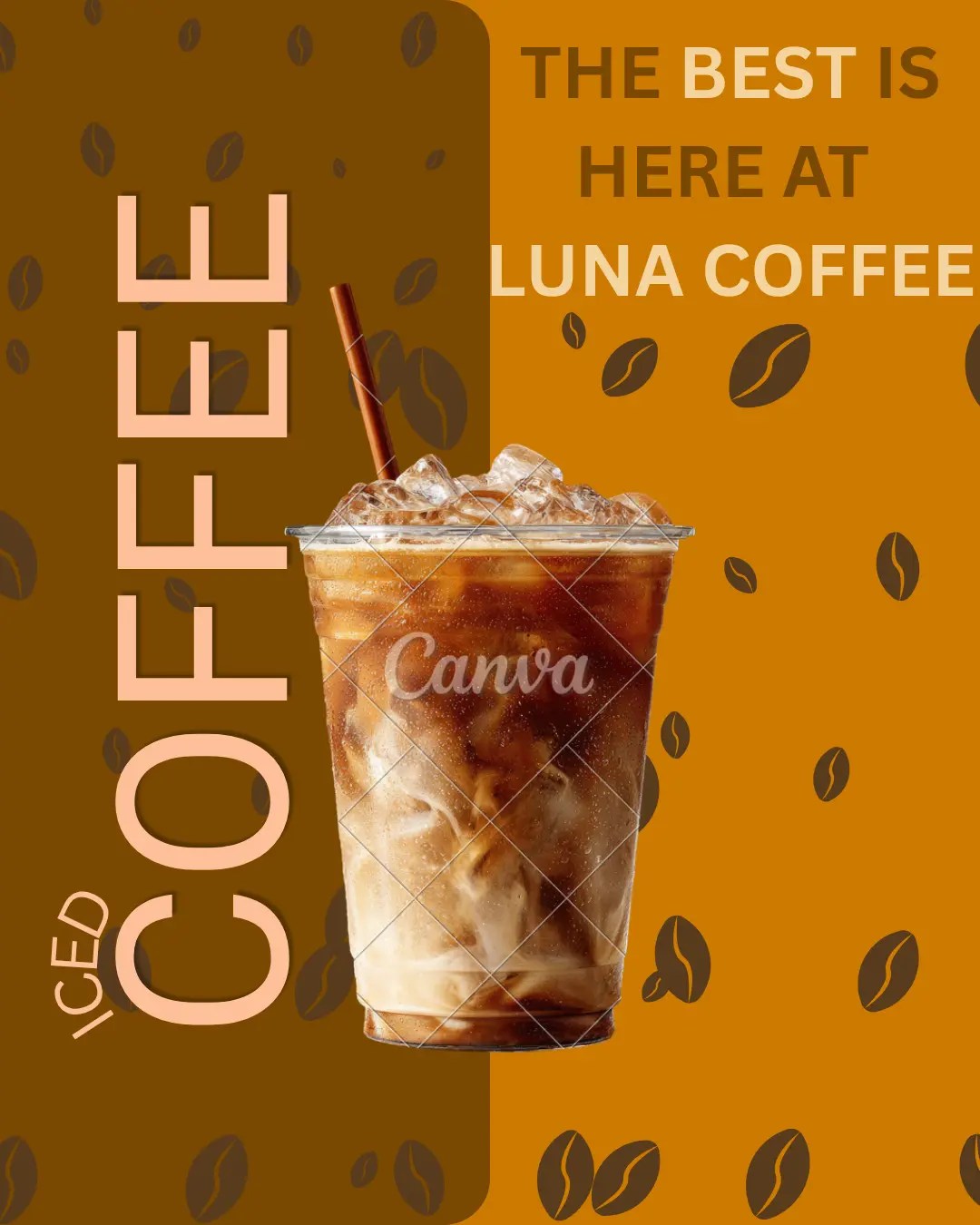 Creative coffee promotional Canva design by Digital Growth Lab