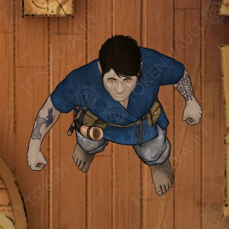 Human Commoner The Token Vault - Creative Minimal Design - Desktop