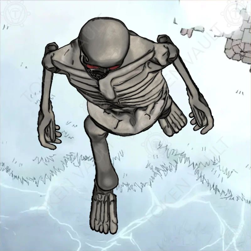 Skeleton Archer The Token Vault - Stunning Gradient Art - Ultra HD