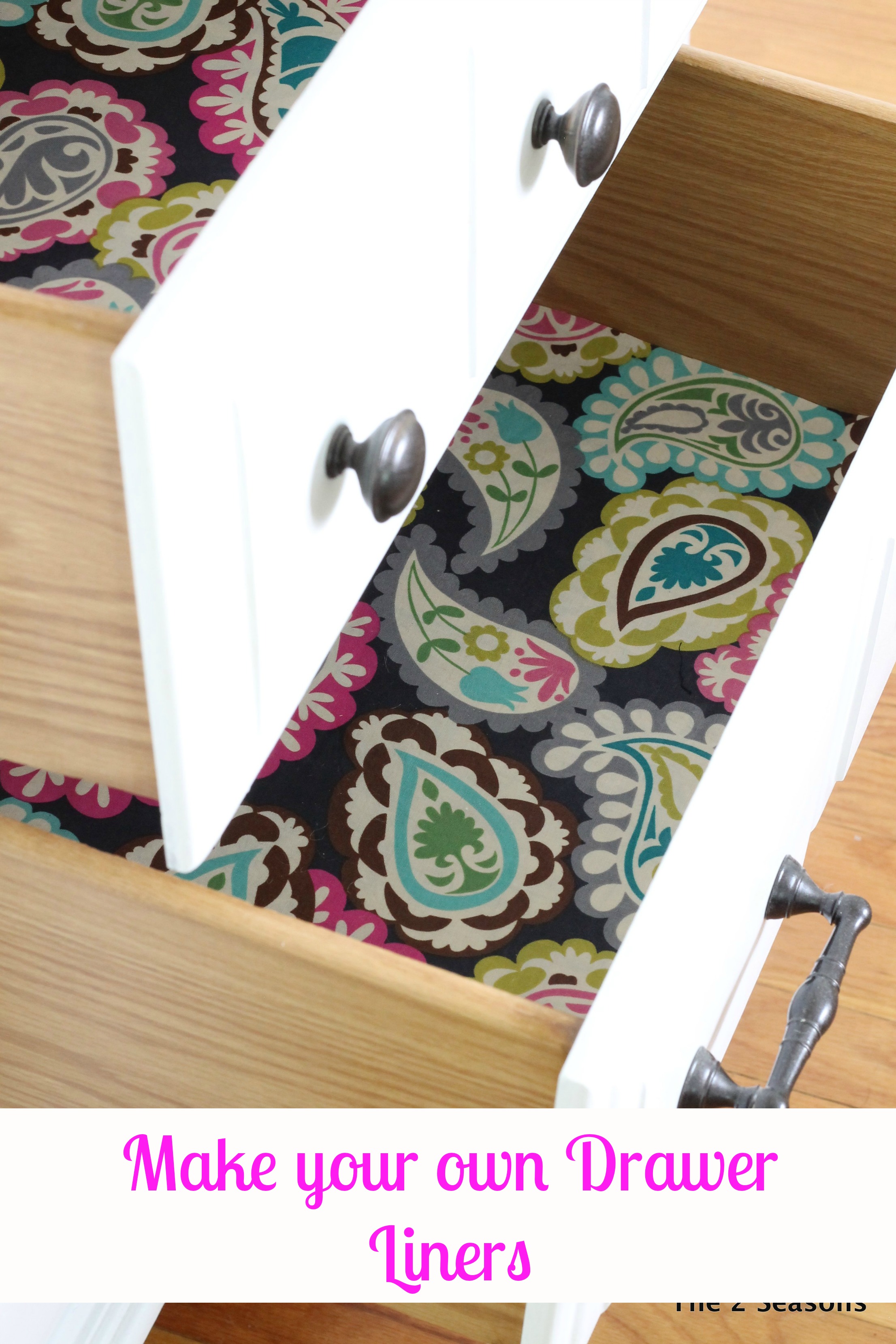 Felt is an extremely durable fabric. DIY Drawer Liners