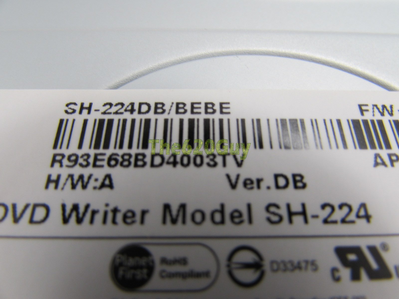 Samsung SH-224 DVD±RW Dual Layer 5.25" Black SATA Optical Drive SH ...