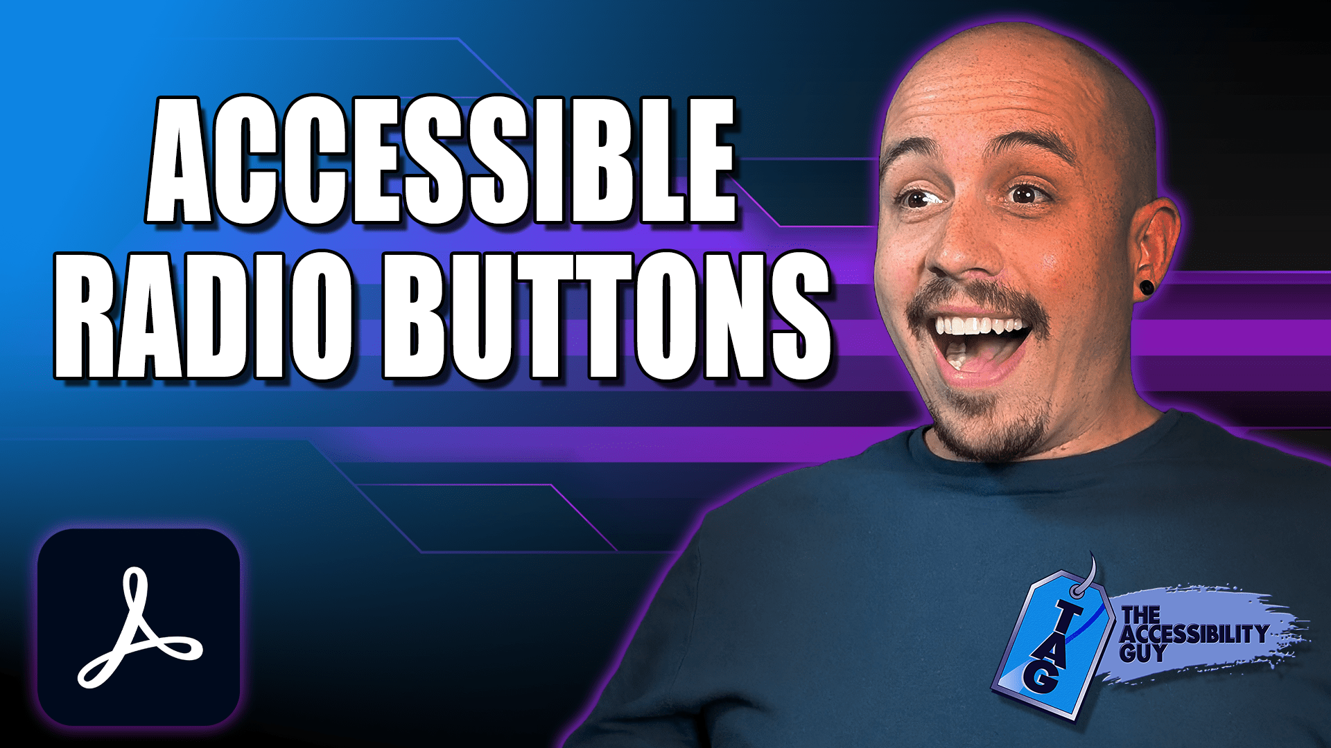 How to tag radio buttons in Adobe Acrobat