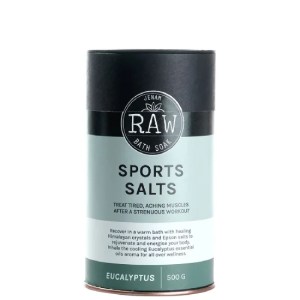 Raw Bath Soak Sports Salts (Eucalyptus) - 500g