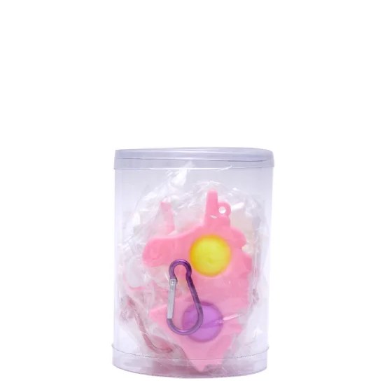 Kids Unicorn Pop It Keyring - Assorted