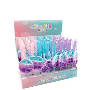 Fine Tip Pen With Detachable Pop it - Assorted