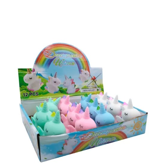 Squishy Unicorn Sensory Toy - 5 X 9.5CM